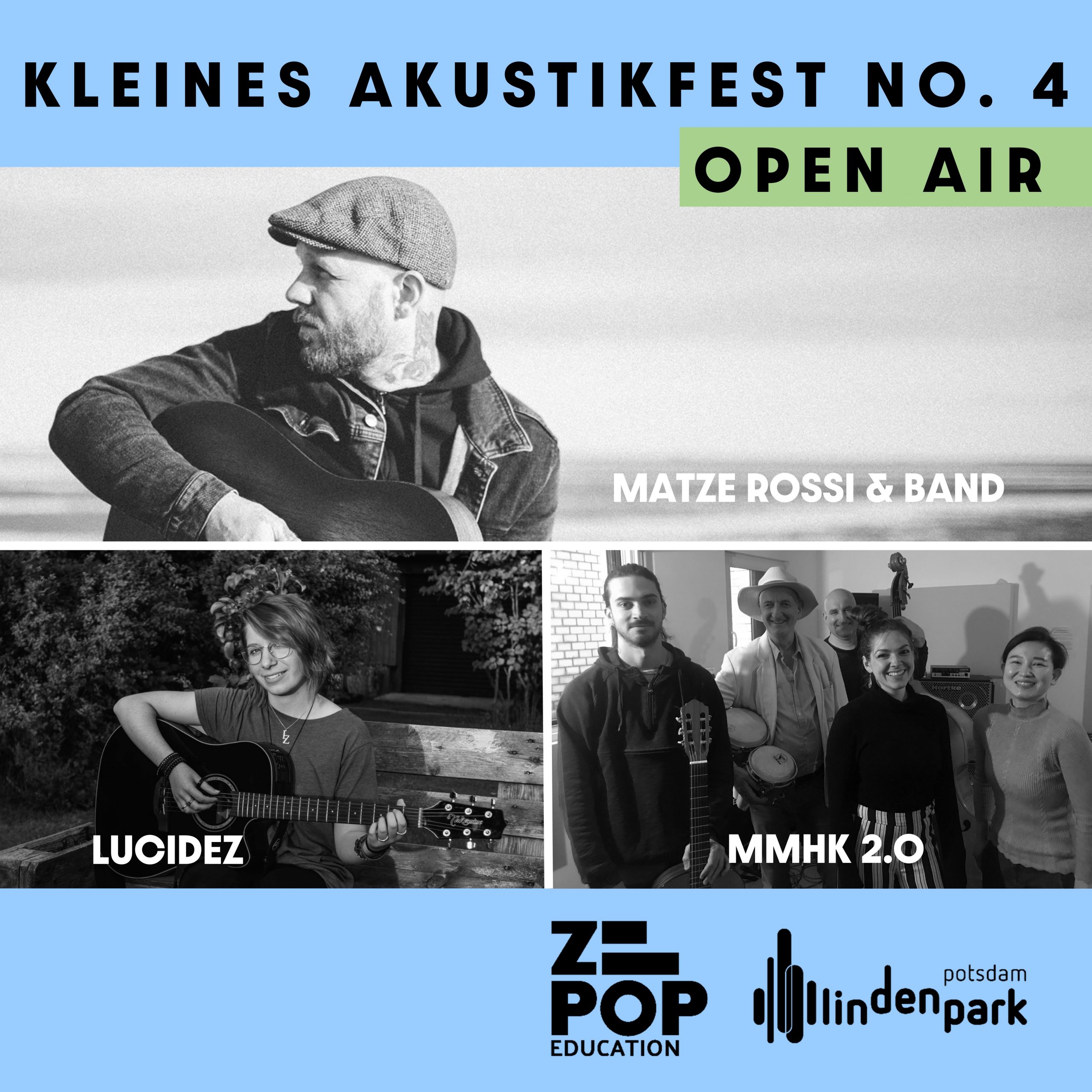 Kleines Akustikfest im Lindenpark Potsdam