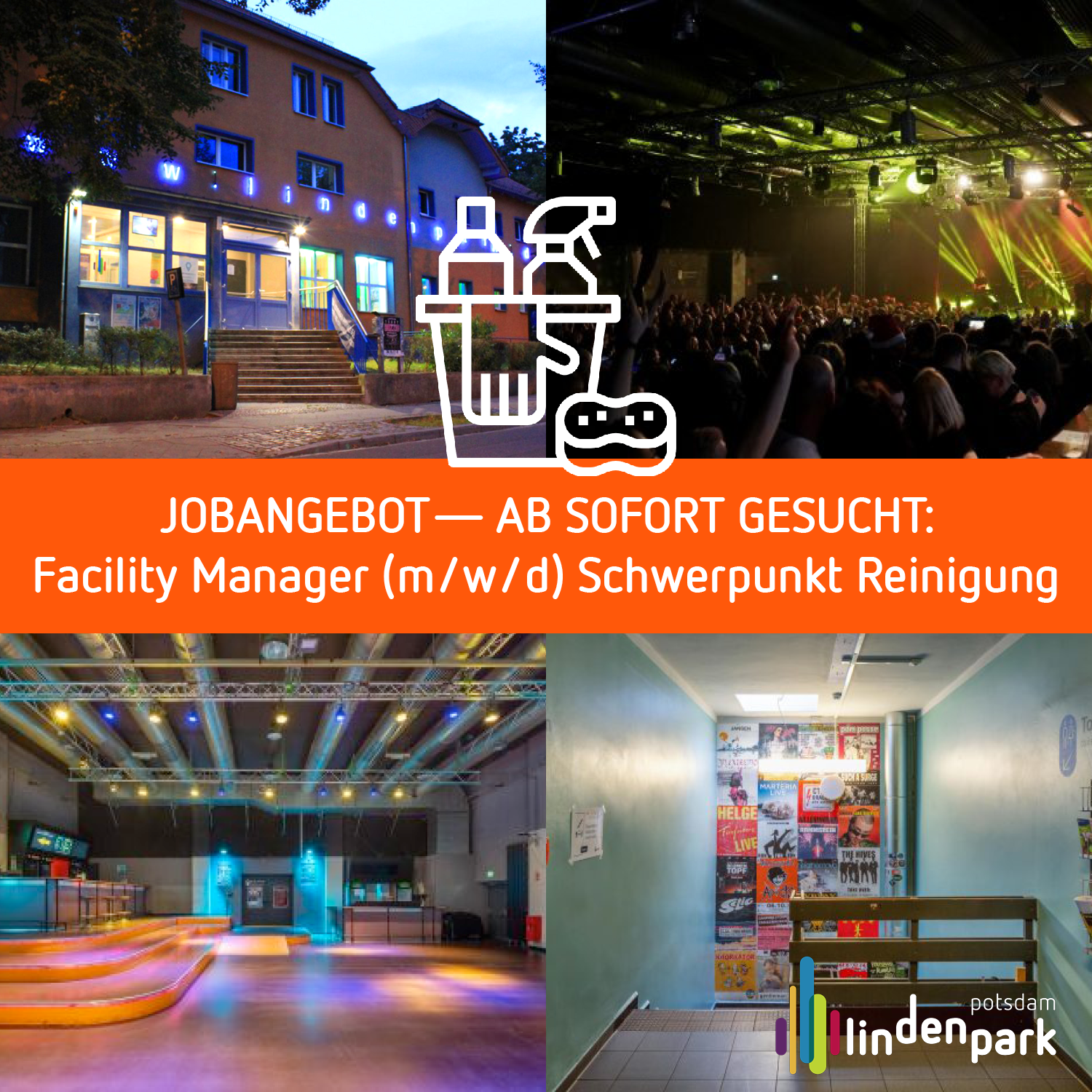 Jobangebot— AB SOFORT gesucht: Facility Manager (m/w/d) Schwerpunkt Reinigung